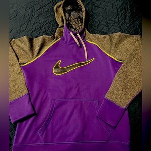 Purple Nike Thermafit Hoodie